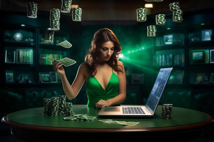 Antarmuka permainan live dealer pokercantik dengan tabel hasil dan kontrol taruhan